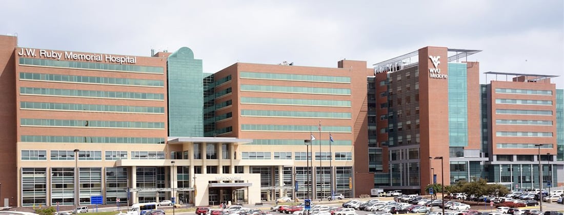 West Virginia University Hospital building